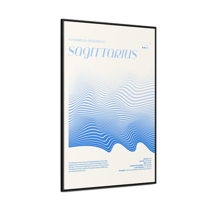 SAGITTARIUS  //  Framed Canvas Print