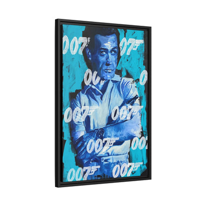 Sean Connery: '007 Connery'  //  Framed Canvas Print