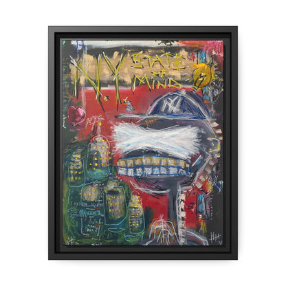 N.Y. STATE OF MIND  //  Framed Canvas Print