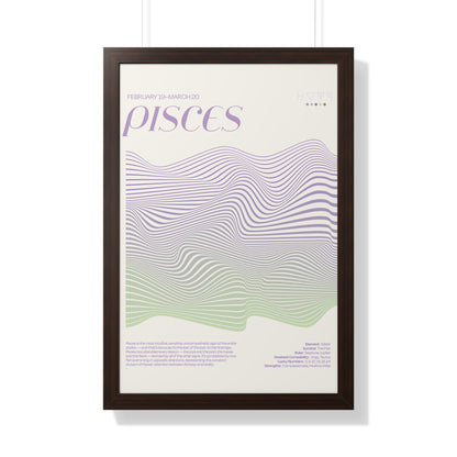 PISCES  //  Framed Print