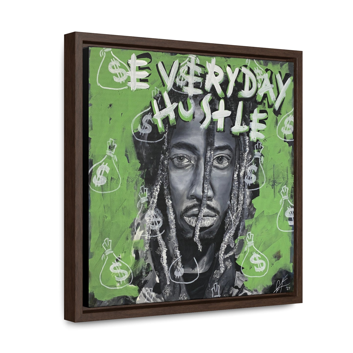 Future: 'Everyday Hustle  //  Framed Canvas Print