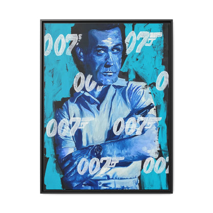 Sean Connery: '007 Connery'  //  Framed Canvas Print