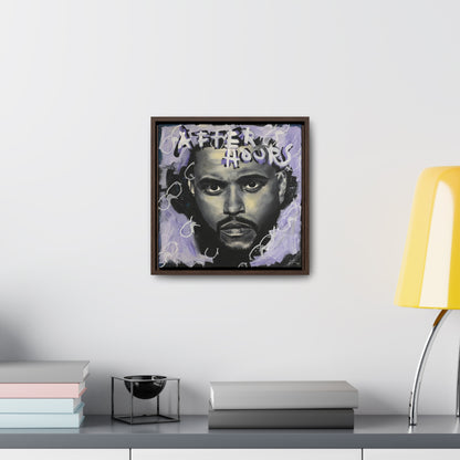 The Weeknd: 'After Hours'  //  Framed Canvas Print