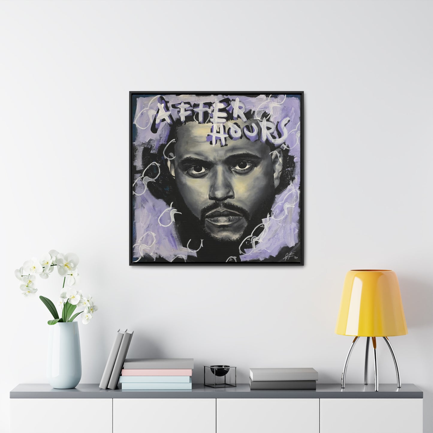 The Weeknd: 'After Hours'  //  Framed Canvas Print