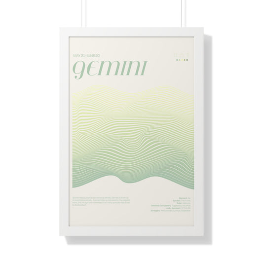 GEMINI  //  Framed Print