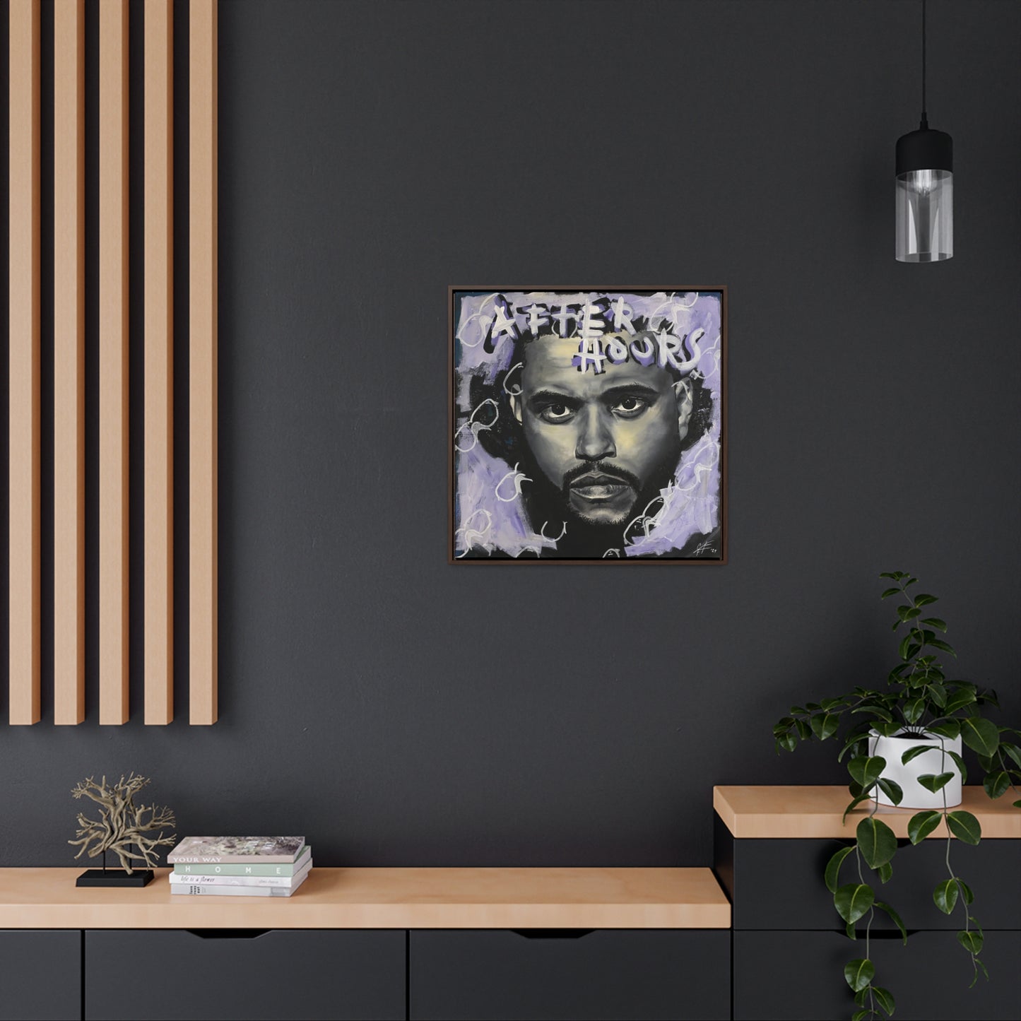 The Weeknd: 'After Hours'  //  Framed Canvas Print