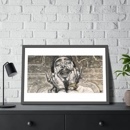 POST MALONE  //  Framed Print