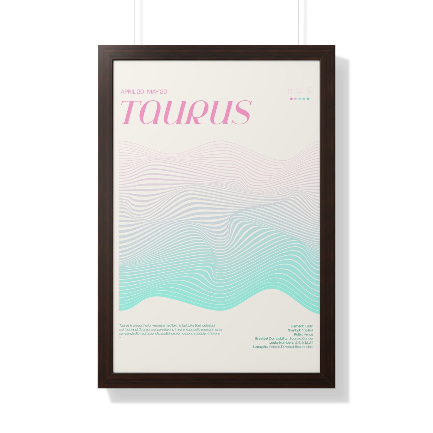 TAURUS  //  Framed Print