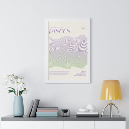 PISCES  //  Framed Print