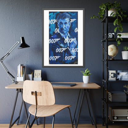 Pierce Brosnan: '007 Brosnan'  //  Framed Print