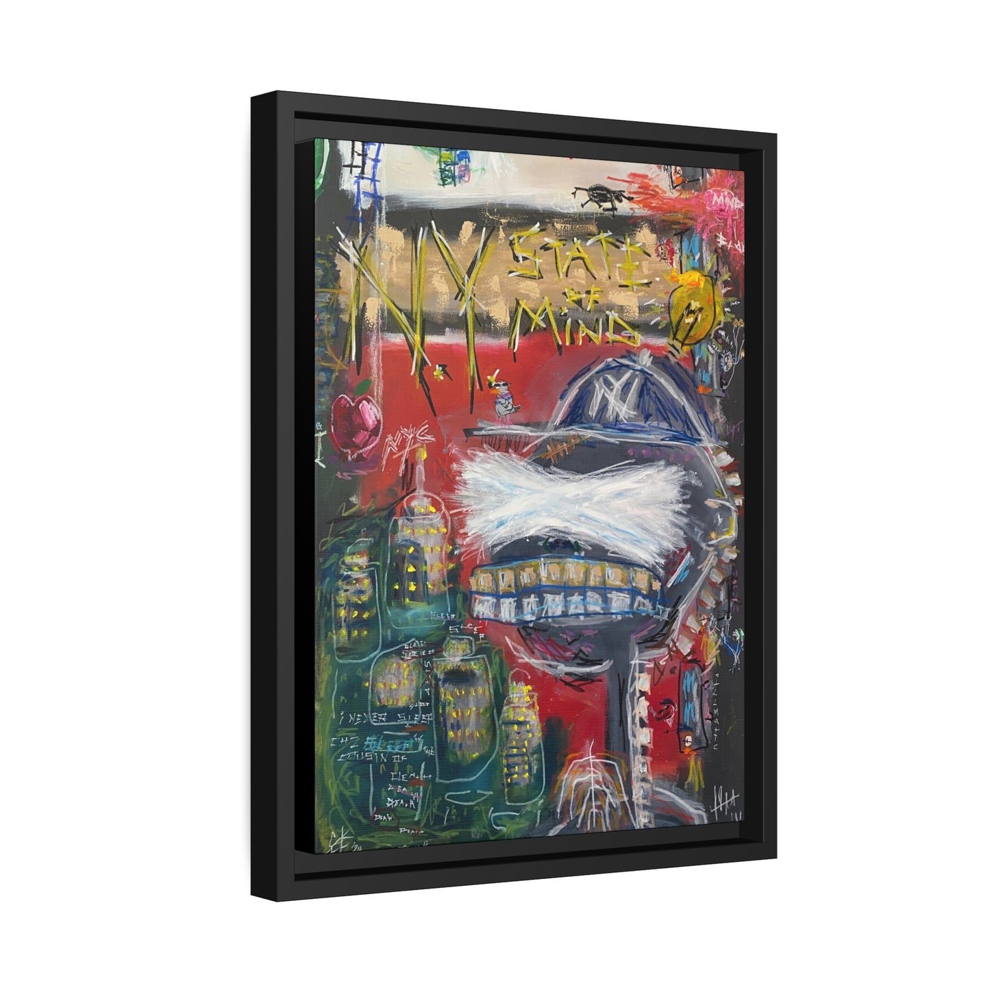 N.Y. STATE OF MIND  //  Framed Canvas Print