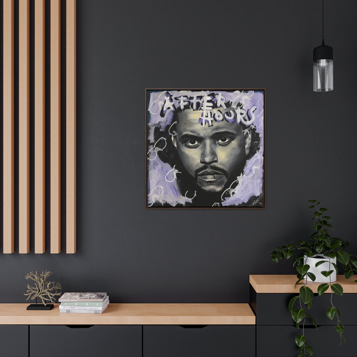 The Weeknd: 'After Hours'  //  Framed Canvas Print