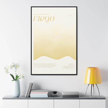 VIRGO  //  Framed Canvas Print