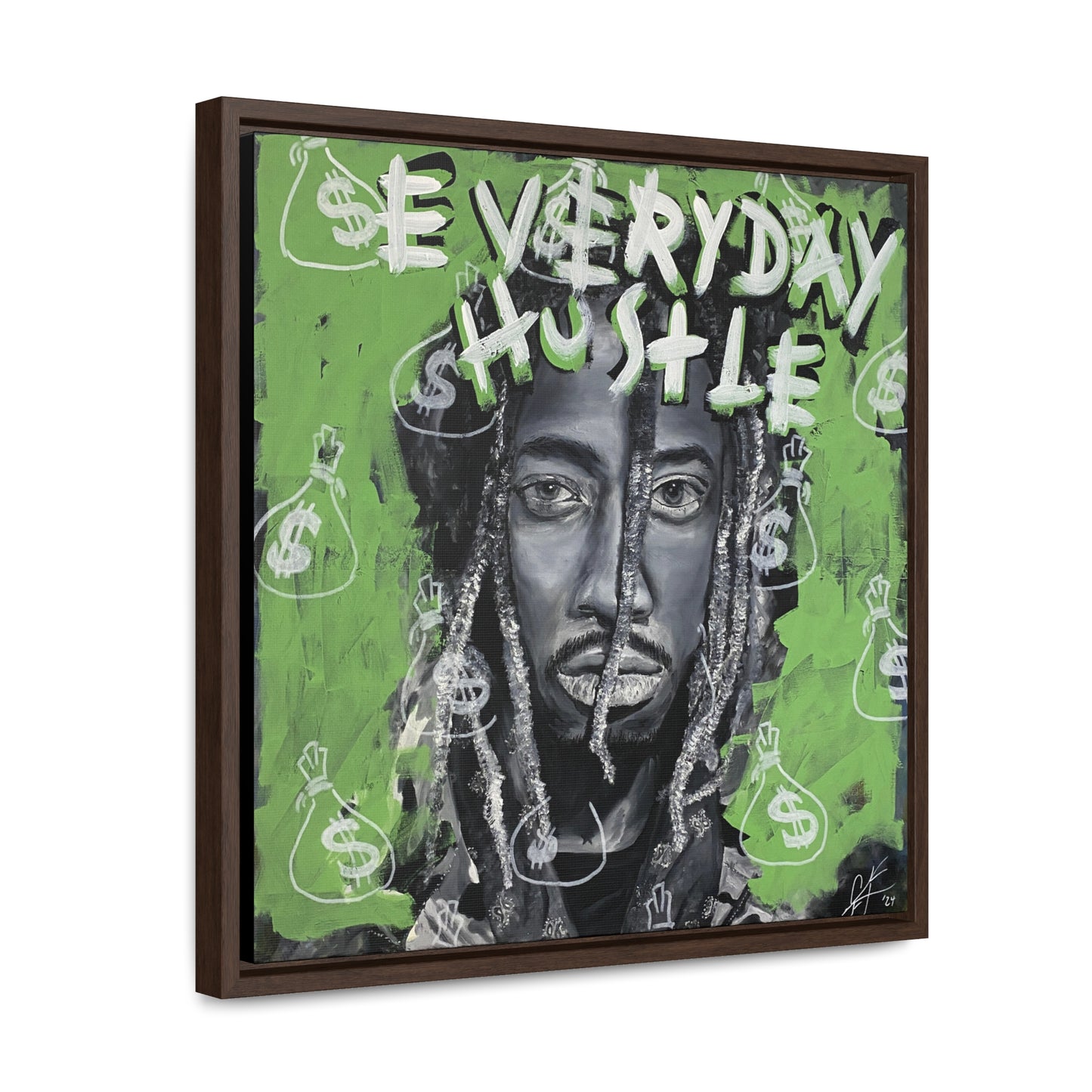 Future: 'Everyday Hustle  //  Framed Canvas Print