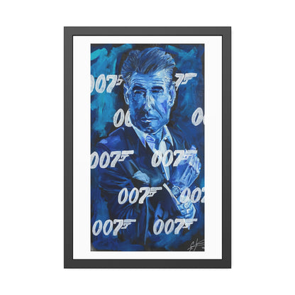 Pierce Brosnan: '007 Brosnan'  //  Framed Print