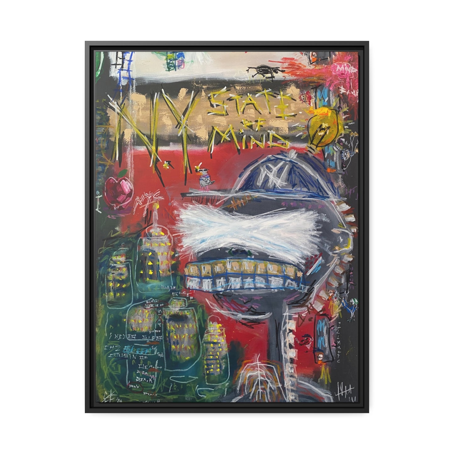 N.Y. STATE OF MIND  //  Framed Canvas Print