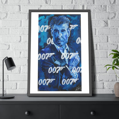 Pierce Brosnan: '007 Brosnan'  //  Framed Print