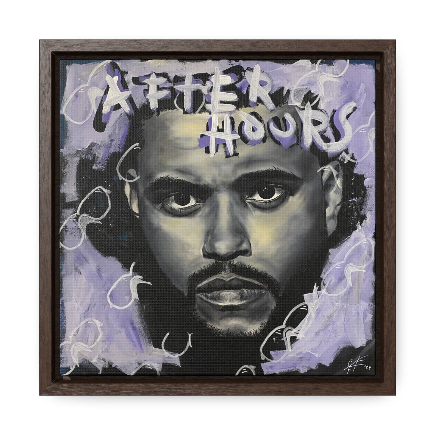 The Weeknd: 'After Hours'  //  Framed Canvas Print