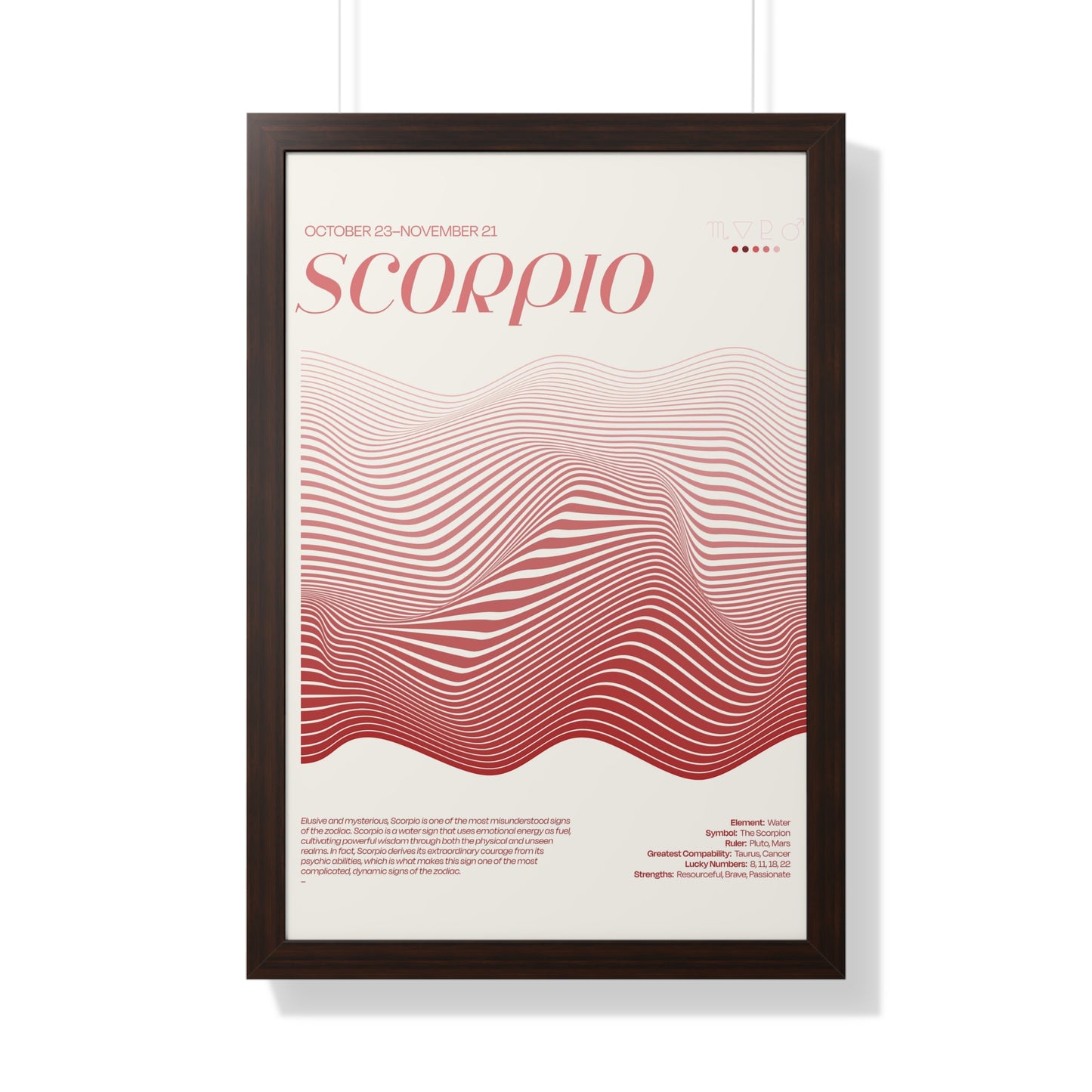 SCORPIO  //  Framed Print