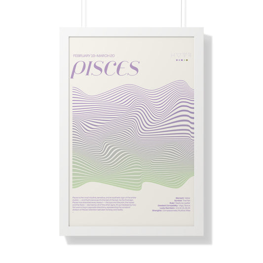 PISCES  //  Framed Print