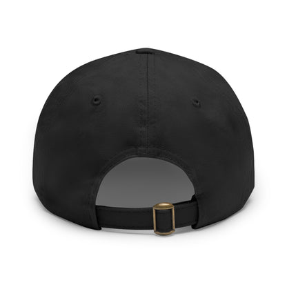 CL/FFworks Art  //  Hat with Leather Patch (Round)