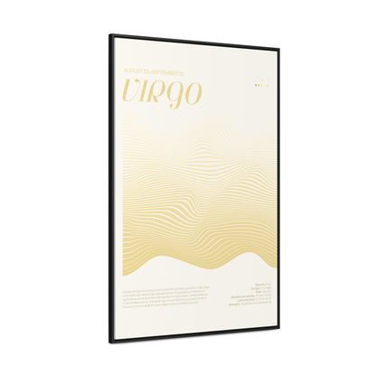 VIRGO  //  Framed Canvas Print