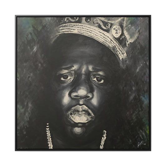 NOTORIOUS  //  Framed Canvas Print