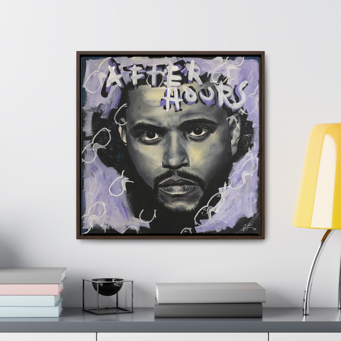 The Weeknd: 'After Hours'  //  Framed Canvas Print