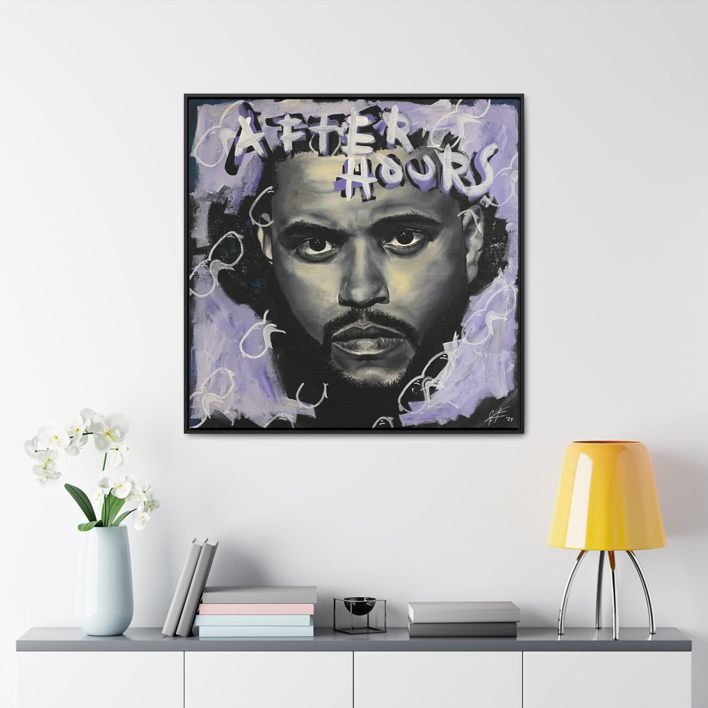 The Weeknd: 'After Hours'  //  Framed Canvas Print