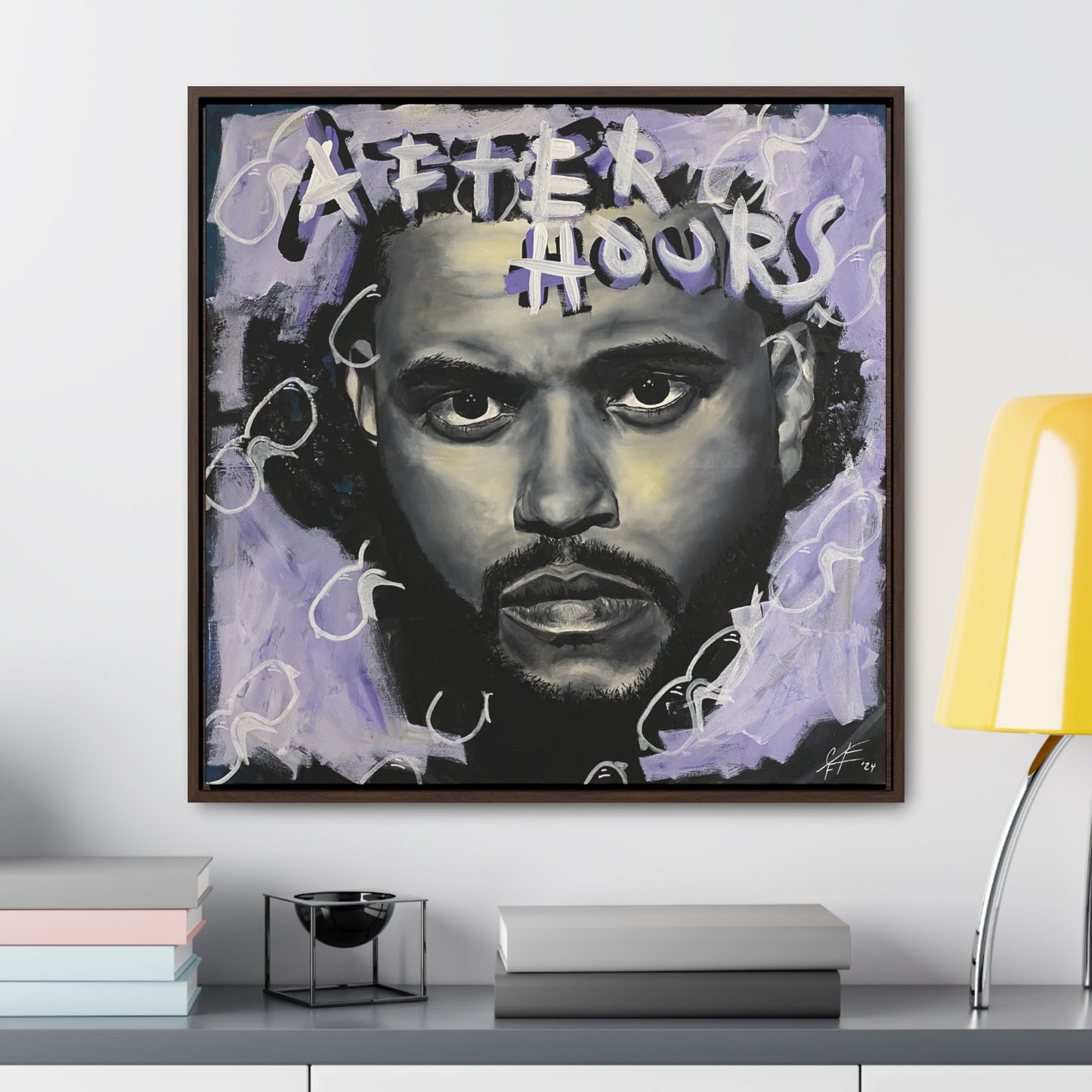 The Weeknd: 'After Hours'  //  Framed Canvas Print