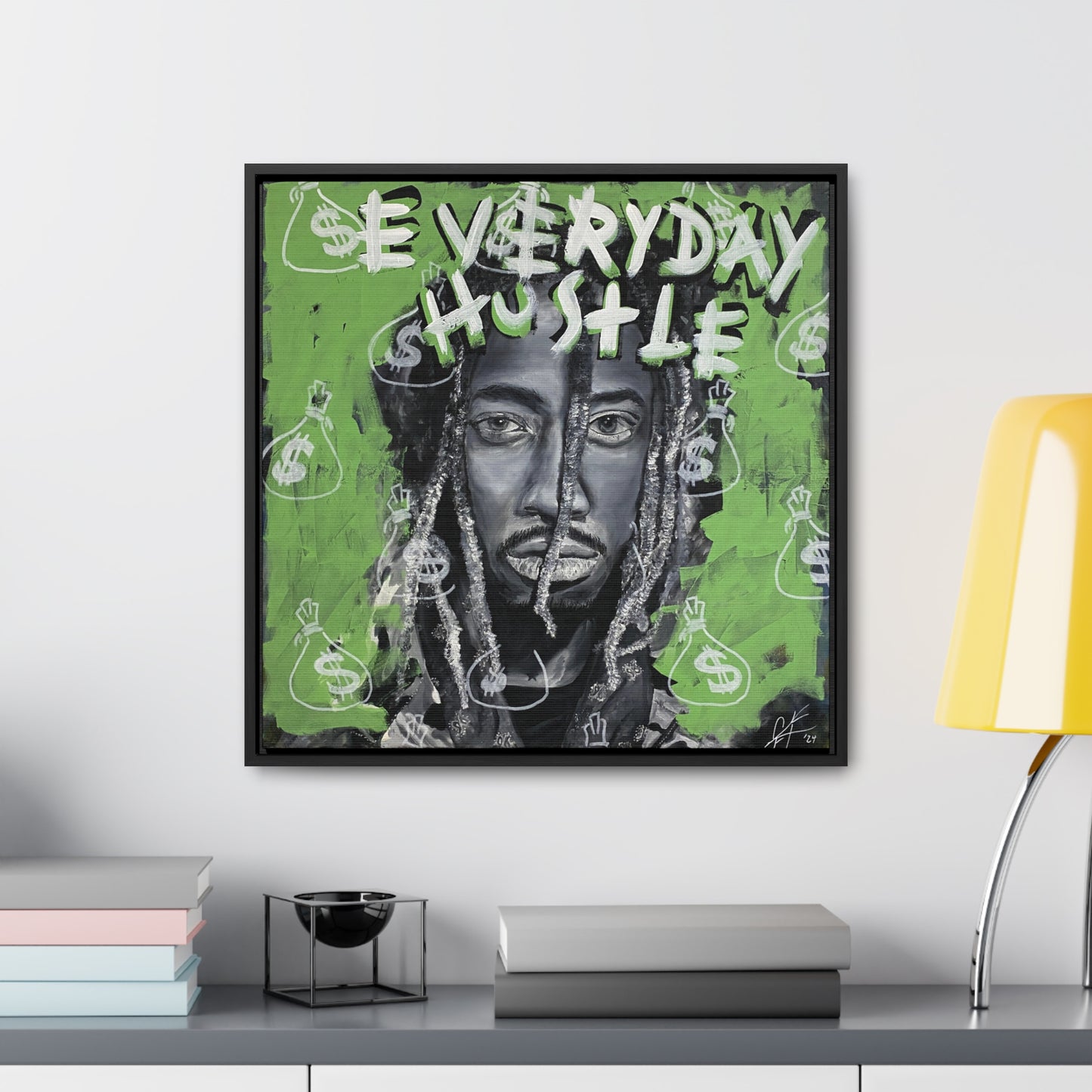 Future: 'Everyday Hustle  //  Framed Canvas Print