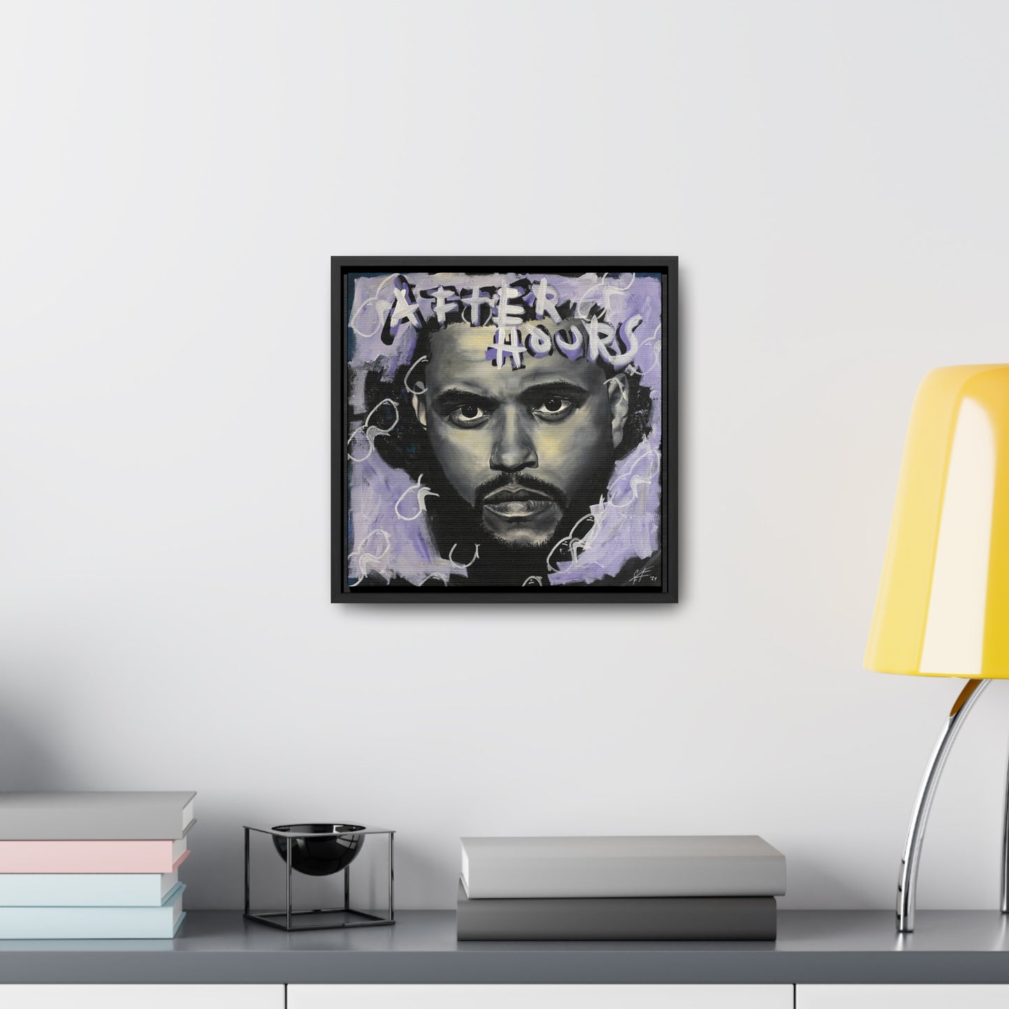 The Weeknd: 'After Hours'  //  Framed Canvas Print