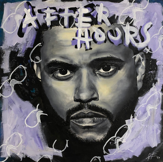 The Weeknd: 'After Hours'  //  Original Painting