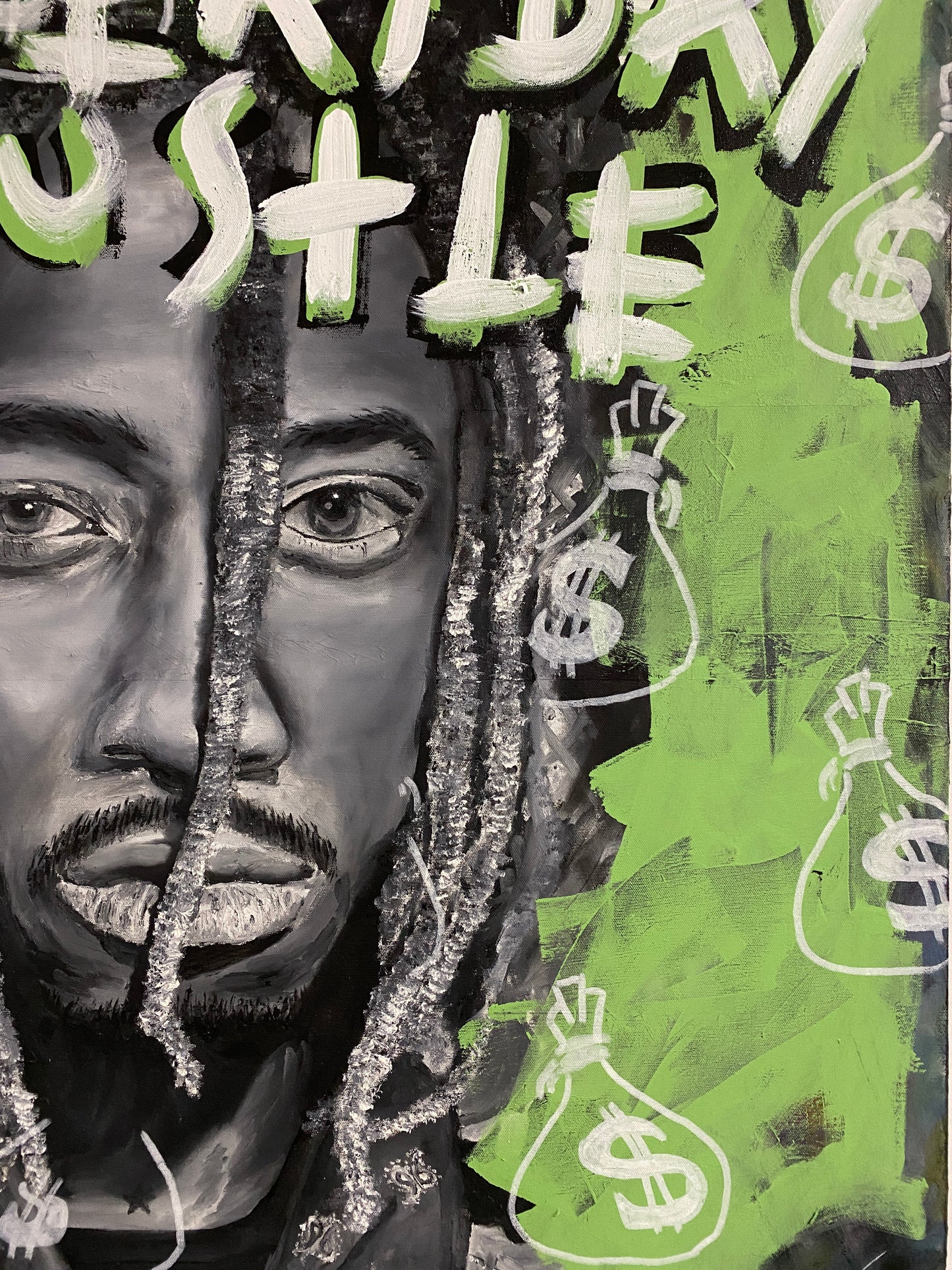 Future: 'Everyday Hustle'  //  Original Painting