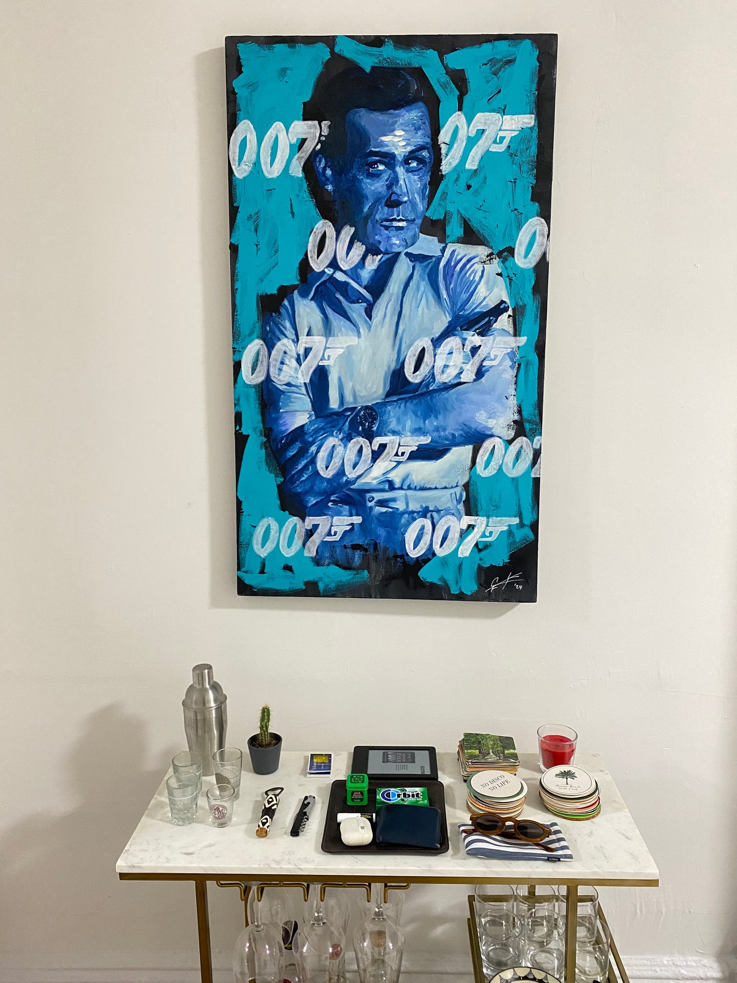 Sean Connery: '007 Connery'  //  Original Painting