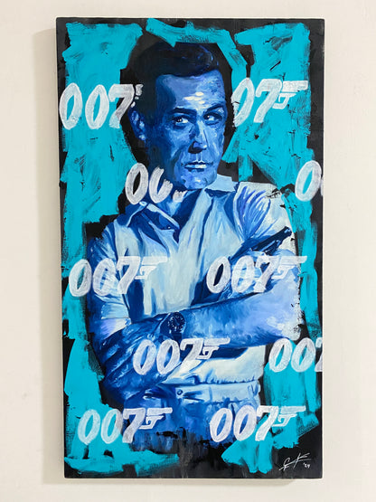 Sean Connery: '007 Connery'  //  Original Painting