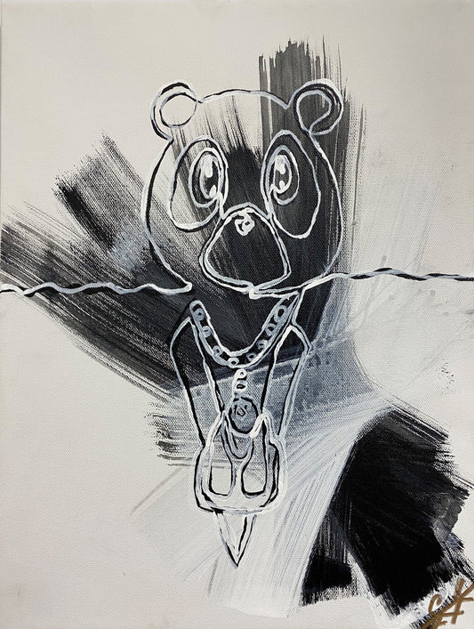 KANYE BEAR  //  Original Painting