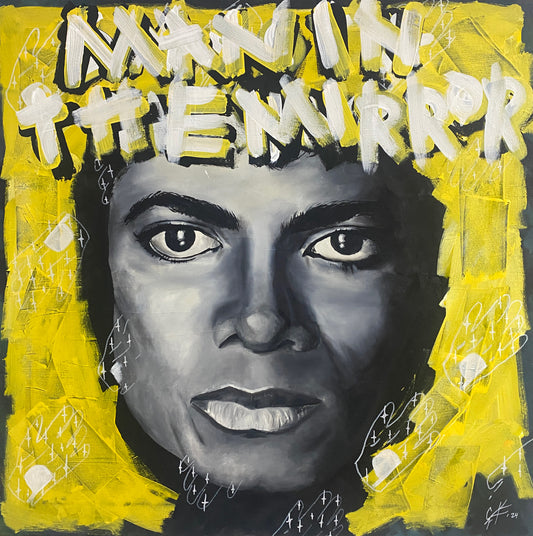 Michael Jackson: 'Man in the Mirror'  //  Original Painting