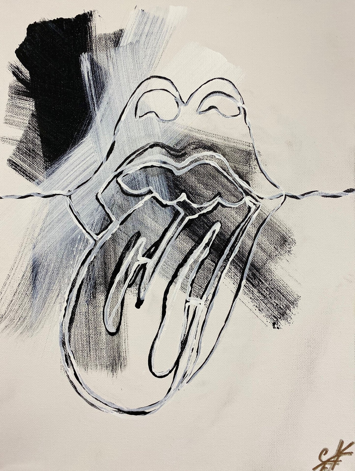 ROLLING STONES  //  Original Painting